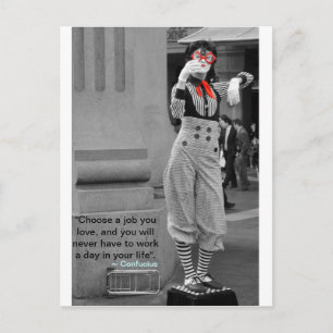 Carte postale de devis Confucius