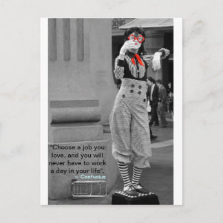 Carte postale de devis Confucius