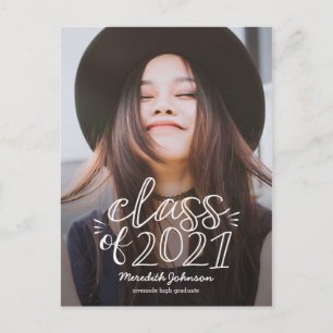 Carte postale de diplôme de script amusant