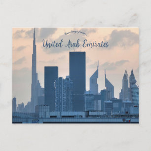 Carte postale de Dubaï Émirats arabes unis