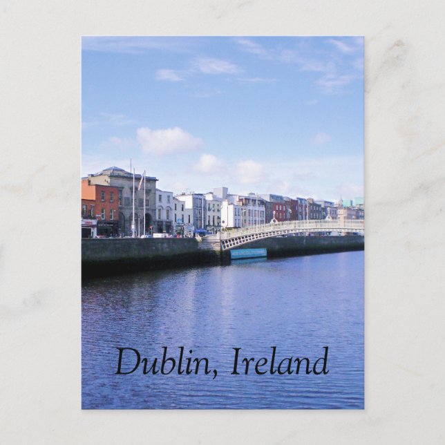 Carte postale de Dublin, Irlande (Devant)