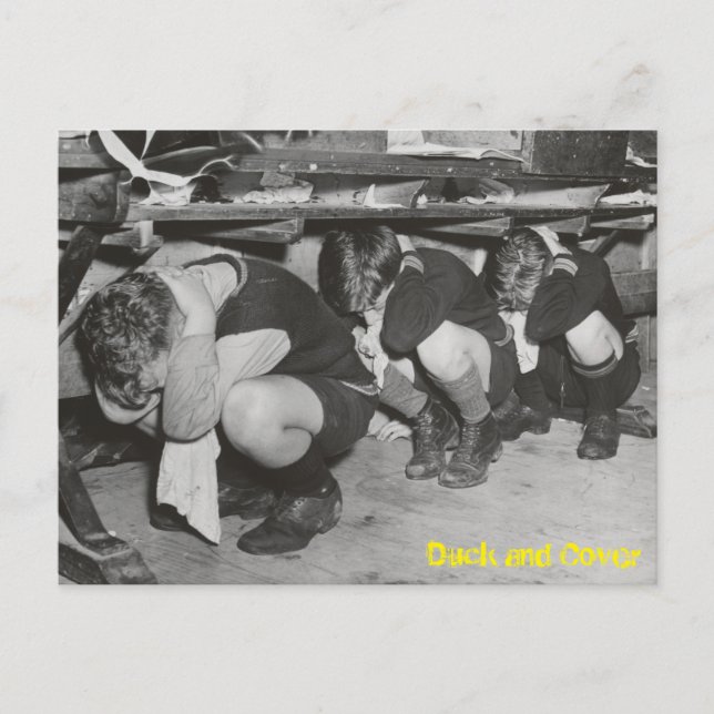 Carte postale de Duck and Cover (Devant)