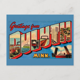 Carte postale de Duluth MI 