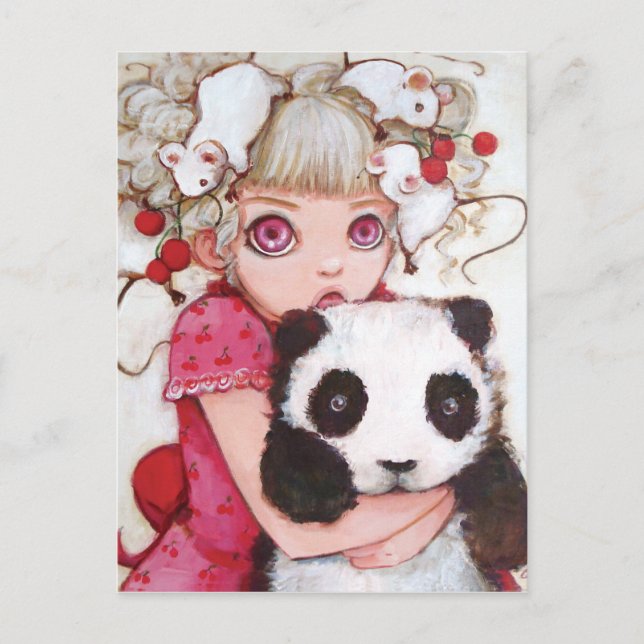 Carte postale de duvet de fruit (Devant)