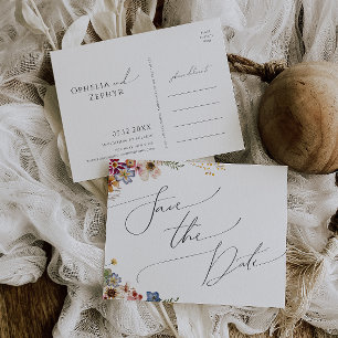 Carte Postale de Faire-Part de Mariage Jardin de F