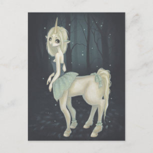 carte postale de fairy centaur forest