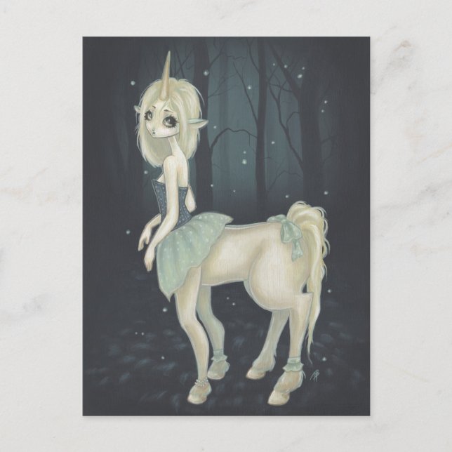 carte postale de fairy centaur forest (Devant)