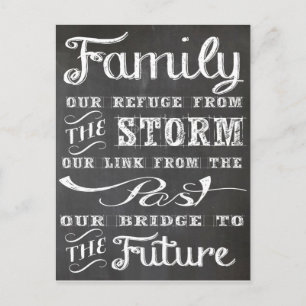 Carte postale de famille