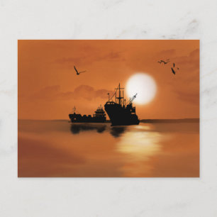 Carte postale de fin de journée