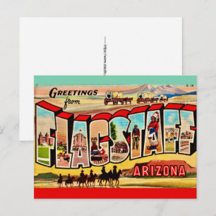 Carte postale de Flagstaff Arizona
