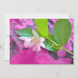 Carte postale de fleurs roses