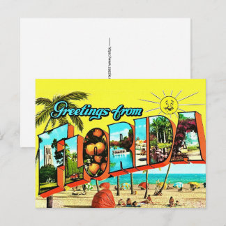 Carte postale de Floride