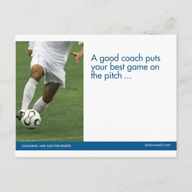 Carte postale de football (Devant)