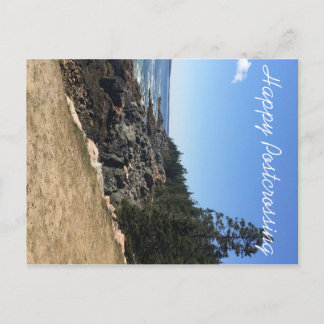 Carte postale de franchissement postal du parc nat