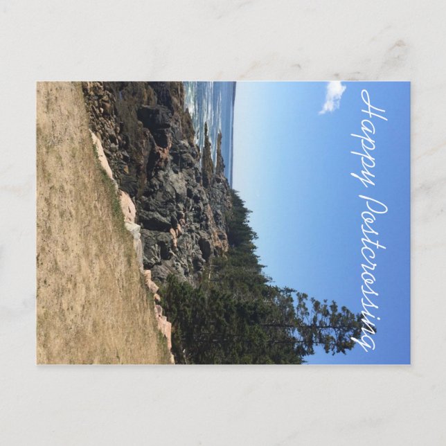 Carte postale de franchissement postal du parc nat (Devant)