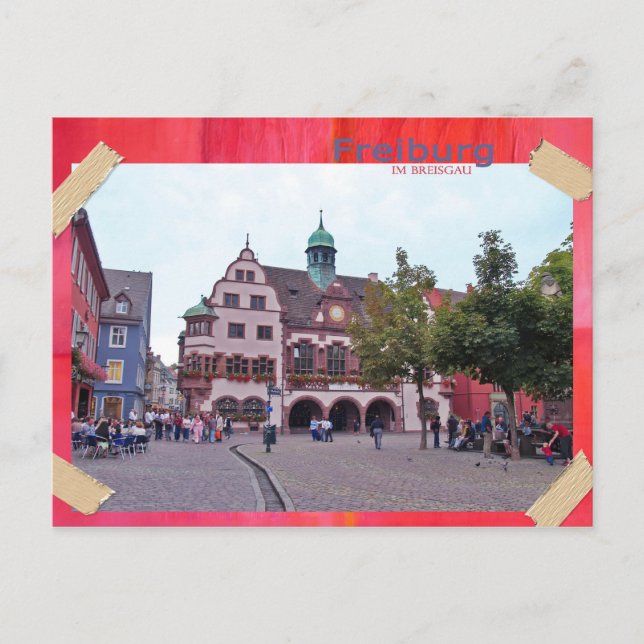 Carte postale de Fribourg-en-Brisgau (Devant)