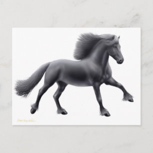 Carte postale de Frison courant librement