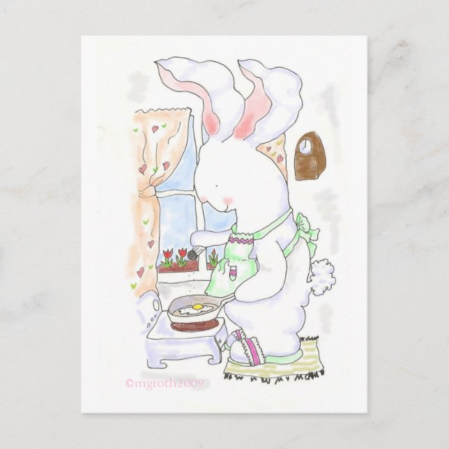 Carte postale de Fry Bunny - (Devant)