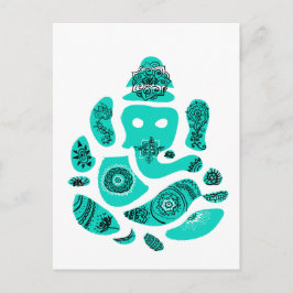 Carte postale de Ganesha Elephant India