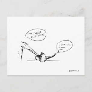 carte postale de génie