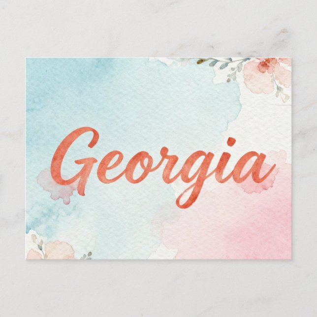 Carte postale de Géorgie (Devant)