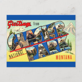 Carte postale de Glacier Park Greetings