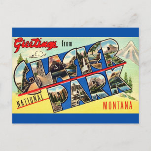 Carte postale de Glacier Park Greetings