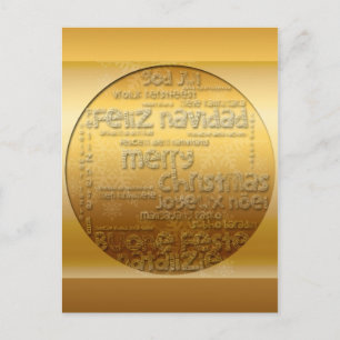 Carte postale de Golden International Christmas