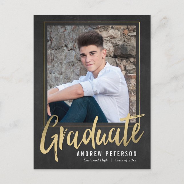 Carte postale de graduation de confiance (Devant)