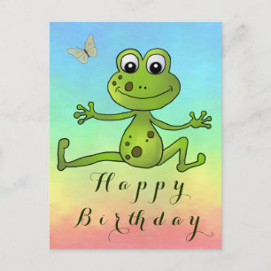 Carte postale de grenouille