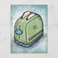 Carte postale de grille-pain