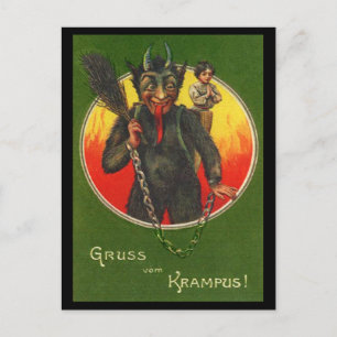 Carte postale de Gruss Vom Krampus