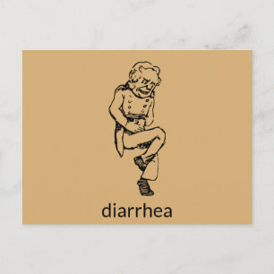 Carte postale de Guy Diarrhea bizarre