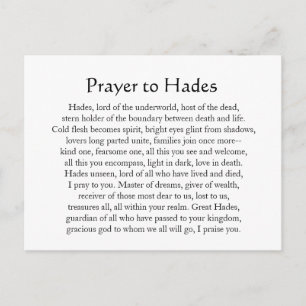 Carte postale de Hades