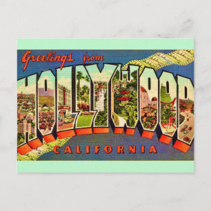 Carte postale de Hollywood 