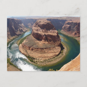 Carte postale de Horseshoe Bend à Page, Arizona