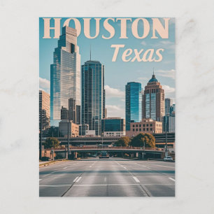 Carte postale de Houston Texas