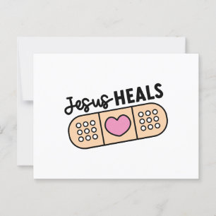 Carte postale de Jésus guéri