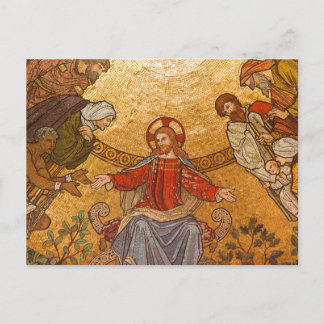 carte postale de jésus mosaïque