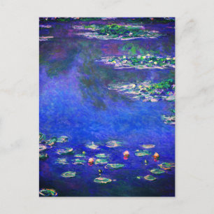 Carte Postale De jolies nénuphars vintage par Claude Monet