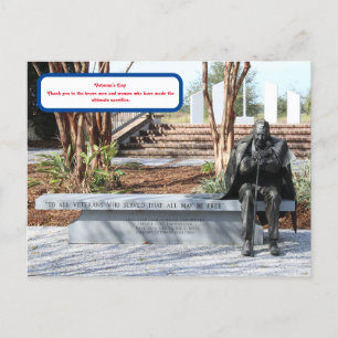 Carte postale de jour pour vétéran