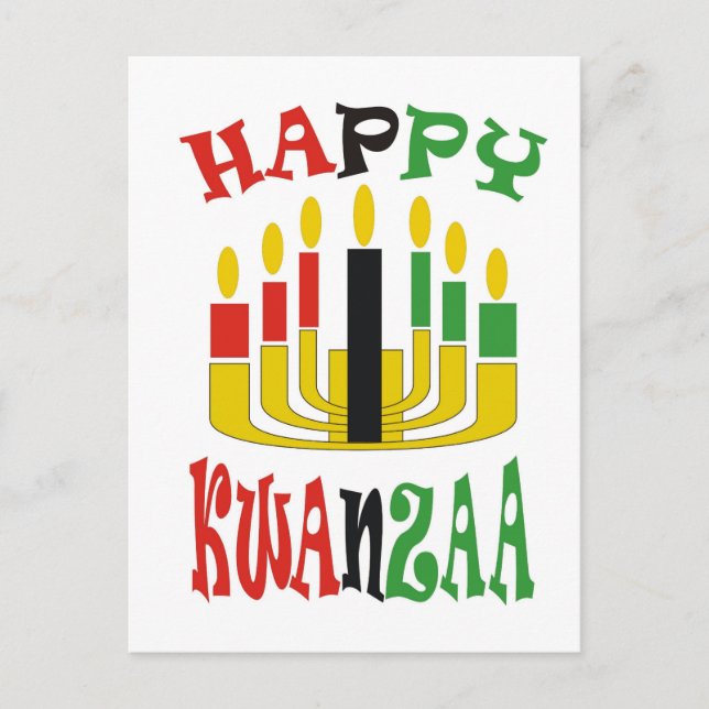 CARTE POSTALE DE KWANZAA (Devant)
