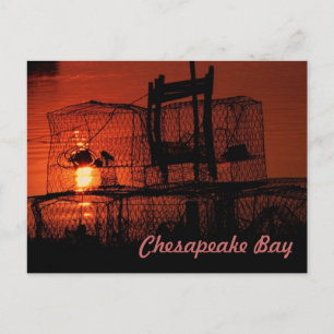 Carte postale de la baie Chesapeake