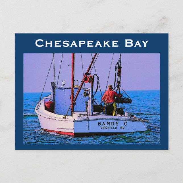 Carte postale de la baie Chesapeake (Devant)