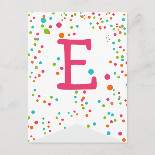 Carte postale de la bannière du drapeau de la soir (Devant)