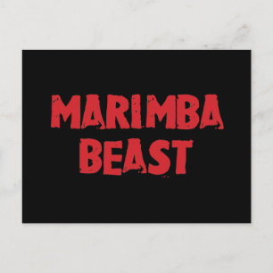Carte postale de la bête de Marimba