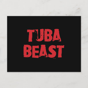 Carte postale de la bête Tuba