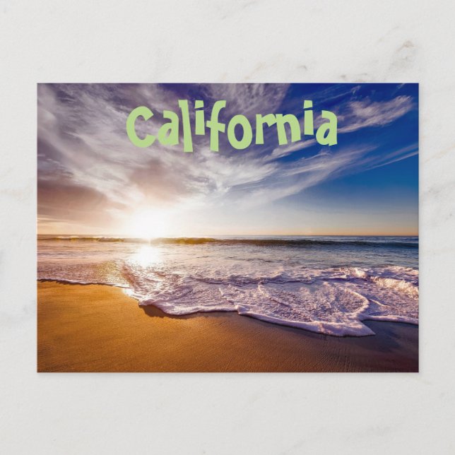 Carte postale de la Californie (Devant)