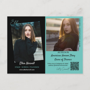 Carte postale de la carte postale du modèle d'acte