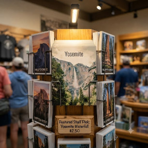 Carte postale de la cascade du parc national de Yo